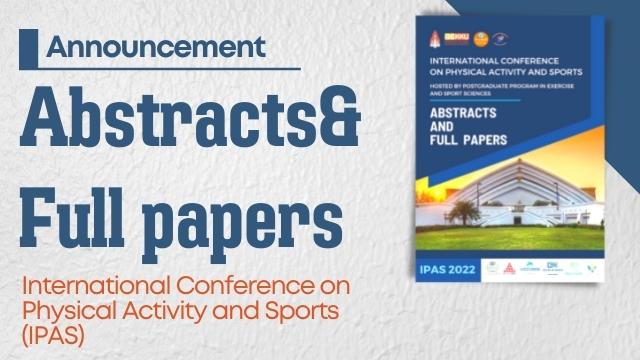 Abstracts & Full papers