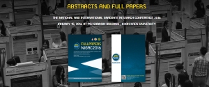 ABSTRACTS AND FULL PAPERS 2017